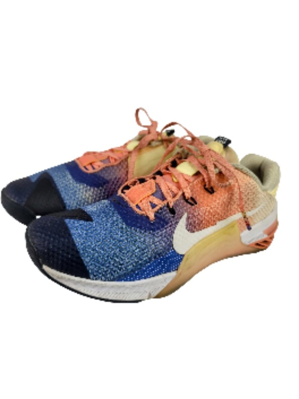 Nike Metcon Mens 10 Training Shoes Multicolor Black Blue Red Gym Crossfit HIIT